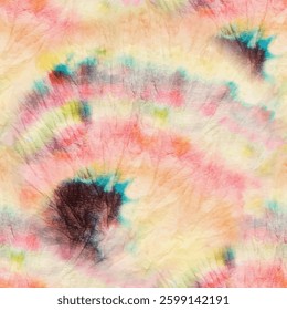 Tie Dye Rainbow Swirl. Seamless Spiral Watercolor. 1960 Bright Pattern. Tiedye Tiedye Pattern. Rainbow Tie Dye. Pink Tie Dye. Swirl Pattern. Vector Rainbow Music. Unicorn Swirl Pattern.