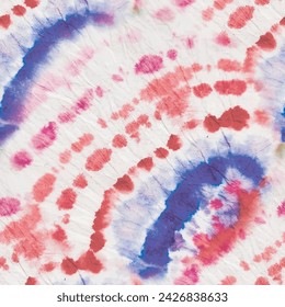 Tie Dye Round Art. Tie Dye Spiral Swirl. Blue Swirl Background. Spiral Blue Print. Abstract Repeat Pattern. Spiral Dyed Background. Red Seamless Print. Red Endless Tye Dye. Round Retro Tie Dye.