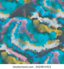Tie Dye Round Print. Seamless Dyed Grunge. Neon Dark Print. Paint Old Shirt Pattern. Black Vector Shibori. Green Curve Watercolour. Spiral Blue Circle. Tie Dye Swirl Circle. Circle Tie Dye Print.