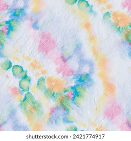 Tie Dye Seamless Heart. Swirl Repeat. Rainbow Tie Dye. Multi Color Swirl Pattern. Vector Rainbow Print. Pink Tie Dye. 1960 Bright Tye Die. Tshirt Tiedye Pattern. Psychedelic Spiral Watercolor.