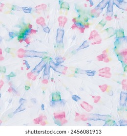 Tie Dye Seamless Heart. Swirl Pattern. Spiral Tiedye Print. Grunge Rainbow Pattern. Psychedelic Vector Watercolor. Rainbow Tie Dye. Blue Color Swirl Pattern. 1960 Stripe Repeat. Pink Tie Dye.