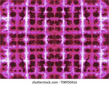 Tie dye seamless pattern. Hand drawn shibori print. Ink textured japanese background. Modern batik wallpaper tile. Watercolor endless backdrop.