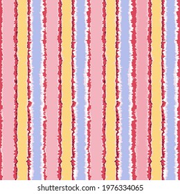 Tie dye seamless pattern, light vertical dirty stripes. Bright abstract texture. Great for decorating fabrics, textiles, gift wrapping design, any printed materials, advertising, or other design.