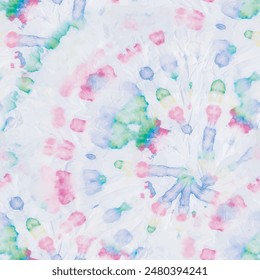 Tie Dye Seamless Shirt. Pink Tie Dye. Fabric Tiedye Pattern. Swirl Tie Dye. 1960 Stripe Tye Die. Seamless Tie Dye. Vector Rainbow Music. Gradient Spiral Watercolor. Blue Color Swirl Background.