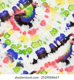 Tie Dye Seamless Swirl. 1960 Bright Tye Die. Tshirt Rainbow Pattern. Seamless Tie Dye. Psychedelic Vector Background. Spiral Tiedye Batik. Pink Tie Dye. Blue Color Swirl Pattern. Swirl Pattern.