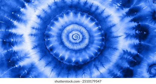 Tie Dye Shibori - horizontal Vector Background in Indigo color. Watercolour vector Texture. Organic Texture Element Wabi Sabi, Ikat.