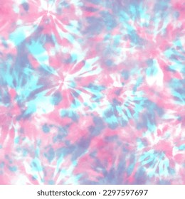 Tie dye shibori pattern. Hand drawn pastel colors ornamental elements background. Colorful abstract texture. Print for textile, fabric.