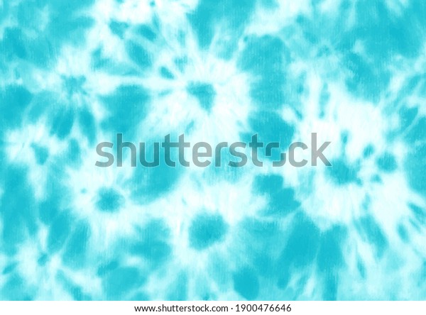 Tie dye\
shibori pattern. Hand painted ornamental blue teal turquoise\
colored elements on white background. Abstract texture. Print for\
textile, fabric, wallpaper, wrapping\
paper