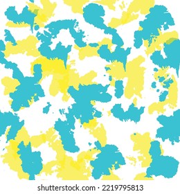 Tie dye shibori pattern, Tie dye shibori seamless pattern. Watercolor hand painted colorful ornamental elements on white background. Watercolour abstract texture. Print for textile, fabric, wallpaper,