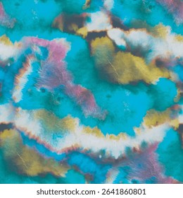 Tie Dye Shirt Paint. Circle Tie Dye Batik. Vector Old Paint Background. Blue Print Shibori. Tie Dye Swirl Circle. Neon Dark Print. Spiral Black Circle. Green Curve Background. Abstract Dyed Fabric.