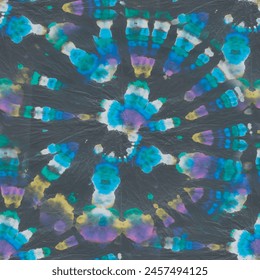 Tie Dye Shirt Vector. Circle Tie Dye Print. Black Swirl Watercolor. Paint Old Brush Pattern. Spiral Blue Circle. Abstract Dark Pastel. Tie Dye Curve Circle. Green Print Texture. Neon Dyed Print.