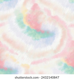 Tie Dye Spiral. Pink Color Swirl Pattern. Blue 1960 Tie Die. Tie Dye Swirl. Psychedelic Soft Pattern. Vector Rainbow Tiedye. Grunge Peace Paint. Rainbow Tiedye Pattern. Spiral Bright Watercolor