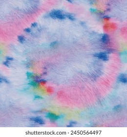 Tie Dye Spiral. Soft 1960 Texture. Grunge Peace Round. Vector Seamless Tiedye. Multi Color Swirl Pattern. Psychedelic Blue Tie Dye. Tie Dye Swirl. Seamless Tiedye Pattern. Spiral Bright Pattern