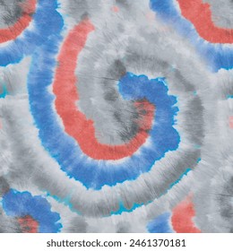 Tie Dye Spiral Swirl. Grey Circle Swirl. Circle Dye Background Brush Vector Tye Dye. Blue Vector White Tie Dye. Vector Dyed Print. Pink Seamless Batik. Colorful Fabric Texture. Grey Swirl Background.