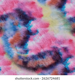 Tie Dye Spiral. Vector Rainbow Tiedye. Seamless Red Repeat. Tie Dye Swirl. Pink Color Swirl Background. Seamless Tiedye Pattern. Circle Peace Paint. Pink 1960 Tye Dye. Vector Stripe Pattern