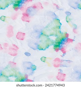 Tie Dye Splash Boho. Brush Stripe Repeat. Rainbow Spot Batik. Vector Fabric Print. White Background Paint. Rainbow Stripe Paint. Splash Grunge Background. Rainbow Tie Dye. Pastel Stripy Shibori.