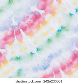 Tie Dye Splash Shirt. Stripe Repeat Peace. Splash Tie Die Background. White Watercolor Paint. Rainbow Stripy Paint. Seamless Spot Batik. Dirty Stripe Tie Die. Pastel Vector Tye Dye. Abstract Tie Dye.