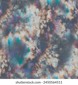 Tie Dye Spot Paint. Print Old Mark Background. Neon Dark Print. Tie Dye Mark Spatter. Splash Dirty Mark. Green Curve Watercolor. Spot Tie Dye Print. Abstract Dyed Circle. Black Vector Pattern.