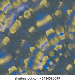 Tie Dye Spot Print. Dirty Mark Spatter. Abstract Dark Circle. Vector Old Brush Background. Tie Dye Curve Mark. Spot Tie Dye Stripe. Blue Dyed Print. Blue Paint Texture. Splash Black Splash.