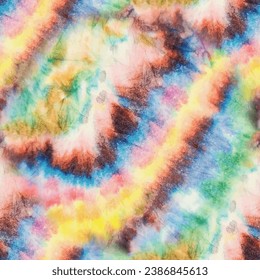 Tie Dye Stripe Boho. Stripe Grunge Background. Vector Grunge Batik. Rainbow Tie Dye. Dirty Watercolor Paint. Abstract Dyed Batik. White Endless Culture. Pastel Stripy Tie Die. Rainbow Stripy Paint.