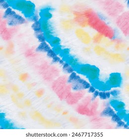 Tie Dye Stripe Paint. Japanese Tie Dye. White Endless Shibori. Splash Tie Dye Background. Pastel Vector Culture. Abstract Spot Print. Dirty Background Paint. Rainbow Stripy Paint. Splash Tiedye Peace.