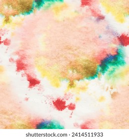 Tie Dye Stripe Shirt. Splash Repeat Print. Seamless Tie Dye. Splash Tie Dye Background. Brush Vector Tie Die. Rainbow Stripy Shibori. Pastel Vector Paint. Dirty Background Paint. Seamless Dyed Batik.
