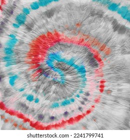 Tie Dye Stripe. Vector Red Background. Colorful Dyed Shirt. Circle Spiral Curve. White Gray Shibori. Gray Vector Tie Dye. Blue Swirl Background. TIe Dye Brush Paint. Spiral Dyed Print. Pastel Tie Dye
