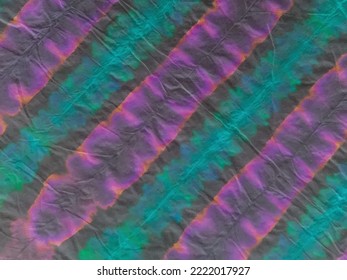 Tie Dye Stripy Art. Japanese Grunge Pattern. Stripe Dyed Print. Color Abstract Batik. White Stripe Culture. Background Paint. Pastel Vector Paint. Stripy Brush Pattern. Stripe Grunge Background