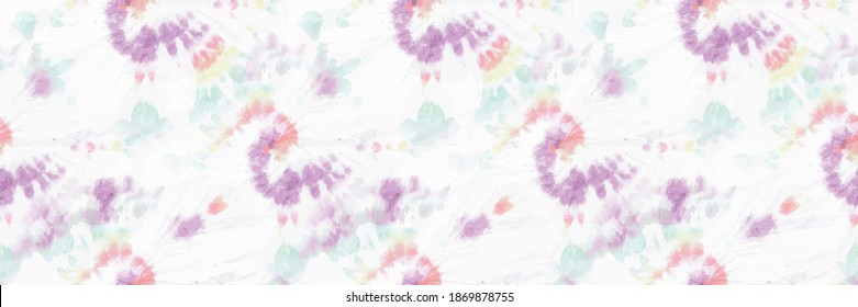 Tie Dye Swirl  Round Hippie Pattern Repeated Dyed Spirals  Seamless Abstract Hippie Circle Print  Traditional Hippie Multi color Tie Dye  Dirty Seamless Texture  Multi color Seventies Swirl vector