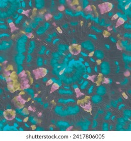 Tie Dye Swirl Vector. Abstract Dyed Pastel. Green Print Pattern. Tie Dye Curve Circle. Circle Tie Dye Stripe. Spiral Black Circle. Neon Dark Print. Blue Swirl Tie Dye. Paint Old Round Background.