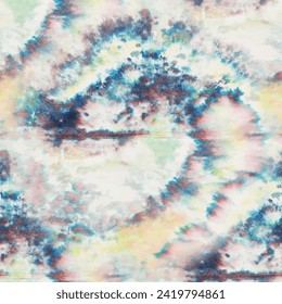Tie Dye Swirl Vector. Tie Dye Swirl Circle. Green Curve Background. Spiral Blue Circle. Brown Spiral Tie Dye. Seamless Dyed Grunge. Circle Tie Dye Stripe. Blue Grey Print. Vector Old Paint Background