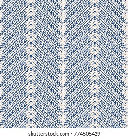 Tie dye triangle geometric seamless pattern. Geometric print texture. Organic Watercolor natural tiles. Striped folk japanese cotton background. Indigo Swimwear shibori fabric. Organic bed print. 
