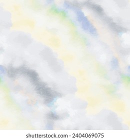 Tie Dye Vector Art. Vector Dyed Batik. White Vector Culture. Blue Yellow Green Tie Dye. Gray Shirt Watercolor. Gray Yellow Swirl. Abstract Tiedye Tie Dye. Blue Seamless Batik. Yellow Dye Background