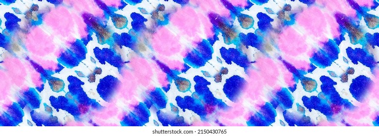 Tie Dye Vector Art. Seamless Stripe Pattern. Blue Shirt Background. Pink Tiedye Shirt. Blue Seamless Print. Pink Tiedye Dirty Grunge. White Stripe Tye Dye. Vector Dyed Print. Vector Dye Background