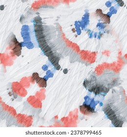 Tie Dye Vector Boho. Pastel Dye Background Blue Pastel Swirl. Blue Swirl Watercolor. Japanese Fabric Texture. Grey Seamless Batik. Pink Circle Brush Grunge. Dirty Pastel Pattern. Spiral Dyed Batik.