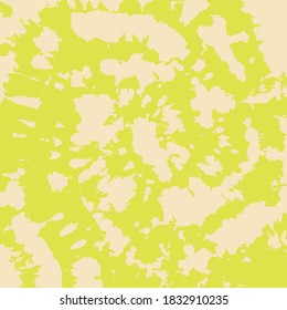 Tie dye Vector. Ethnic Background. Lime Artistic Fabric Print. Green Summer Fashion. Tie Dye Texture. Bohemian Art. Vector Modern Batik. Tie Dye Spiral. Ink Textured.