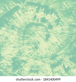 Tie dye Vector. Ethnic Texture. Green Artistic Ornament. Mint Ink Textured. Tie Dye Design. Summer Fashion. Vector Modern Batik. Tie Dye Print. Bohemian Art. Boho Fashion.