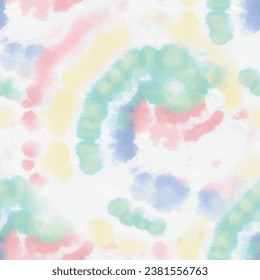Tie Dye Vector. Multi Color Swirl Background. Soft 1960 Tie Die. 1970s Peace Round. Tie Dye Swirl. Rainbow Tiedye Pattern. Spiral Rainbow Tiedye. Seamless Blue Tie Dye. Spiral Unicorn Pattern