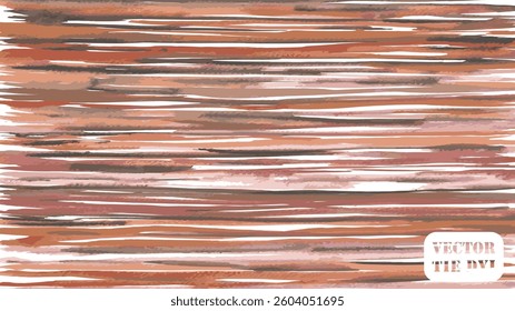 Tie Dye Vector Pattern.  Textile Gradient. Brush Stroke Animal Skin Repeat Print.  Gold Brown Geometric Zebra Stripes Abstract Background. Africa Lines. Watercolor Digital Ikat Texture. 