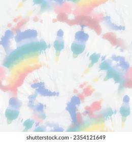 Tie Dye Vector. Rainbow Tiedye Pattern. Pink 1960 Tie Die. Tie Dye Swirl. Pink Color Swirl Pattern. Grunge Music Paint. Spiral Rainbow Tiedye. Seamless Blue Tie Dye. Vector Bright Pattern