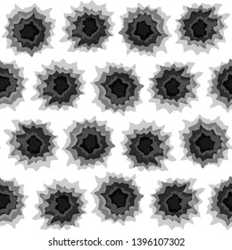 Tie dye vector seamless hand drawn pattern