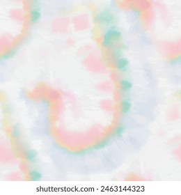 Tie Dye Vector. Seamless Pink Repeat. Fabric Music Swirl. Multi Color Swirl Pattern. Soft 1960 Pattern. Tie Dye Swirl. Spiral Seamless Tiedye. Seamless Tiedye Pattern. Vector Rainbow Background