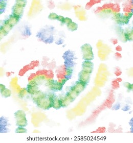 Tie Dye Vector. Seamless Tiedye Pattern. Red 1960 Pattern. Tie Dye Swirl. Grunge Peace Paint. Spiral Seamless Tiedye. Abstract Pink Tie Dye. Blue Color Swirl Background. Vector Rainbow Pattern