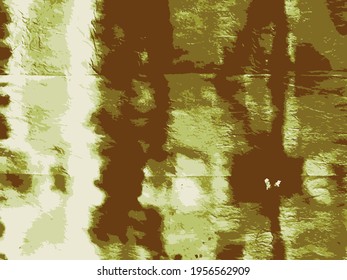 Tie and Dye Vector Texture. Camouflage Abstract Texture. Olive Boho Print. Creative Bohemian Tile. Moss Tie Dye Batik. Watercolor Pattern Print. Bleach Dye.
