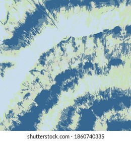 Tie dye Vector Texture. Pastel Artistic Textile Print. Tie Dye Colorful Hippie Fabric. Batik Brush.