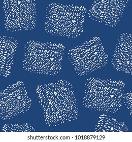 Tie dye watercolor pattern. Vector japanese shibori print. Geometric ikat endless tile. Stripped texture. Japan endless rapport.  Vector hand drawn tie dye oriental seamless pattern.
