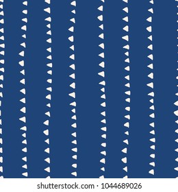 Tie dye watercolour seamless pattern. Vector tradition shibori print. Geometric minimal endless tile. Stripped texture. Japan endless rapport.  Vector hand drawn tie dye oriental seamless pattern.
