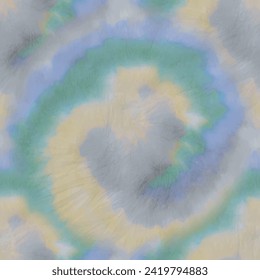 Tie Dye Yellow Art. Yellow Dye Background Vector Grey Batik. Gray Swirl Watercolor. Abstract Tiedye Pattern. Blue Yellow White Grunge. Blue Vector Shirt. Brush Endless Tye Dye. Gray Seamless Print.