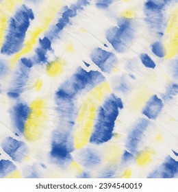 Tie Dye Yellow Round. Tie Dye Swirl Circle. Circle Tie Dye Print. Ukraine Dyed Tiedye. Dyed Flag Print. Blue Ukrainian Curve. Spiral Blue Circle. Blue Vector Shibori. Yellow Old Brush Pattern.