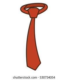 tie elegant isolated icon vector illustration design